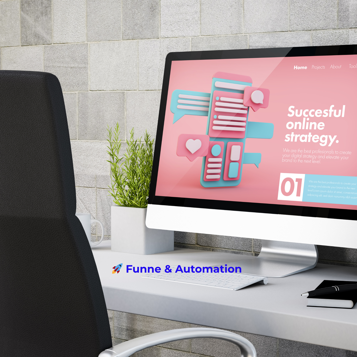 Funnels & Automation – Setup & Monthly Management